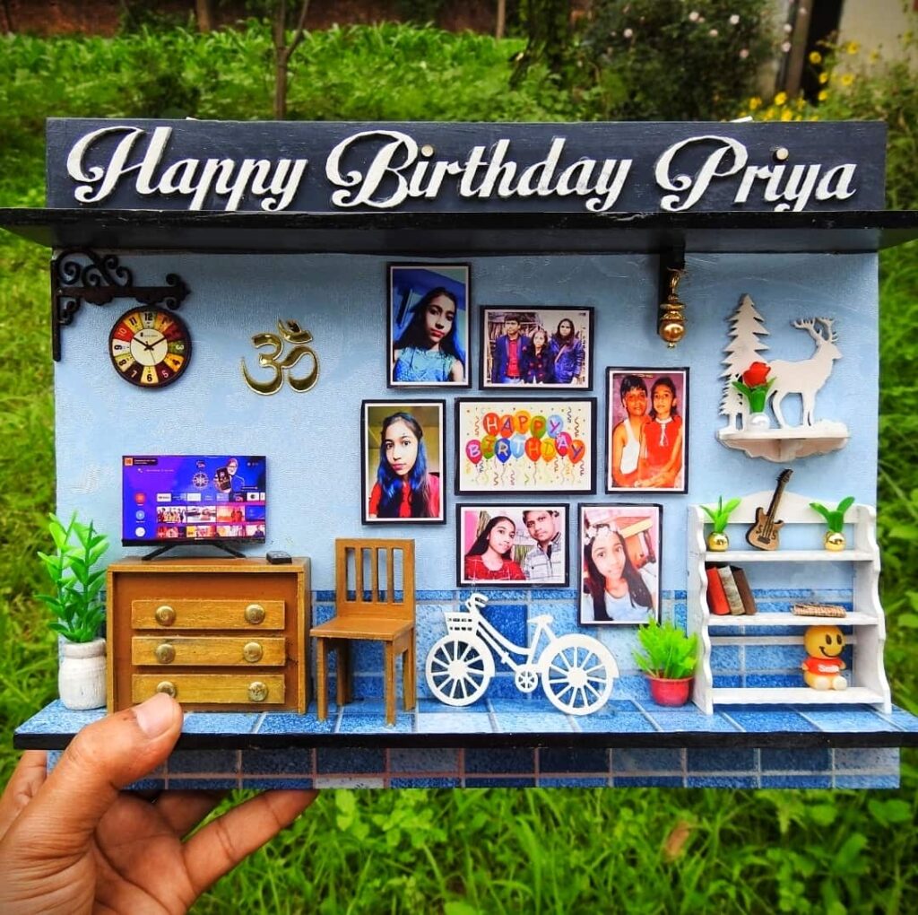 Customised Miniature Home Setup - Birthday Gift - Craft Planet - Home ...