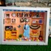 craft planet shadow box miniature frame 17