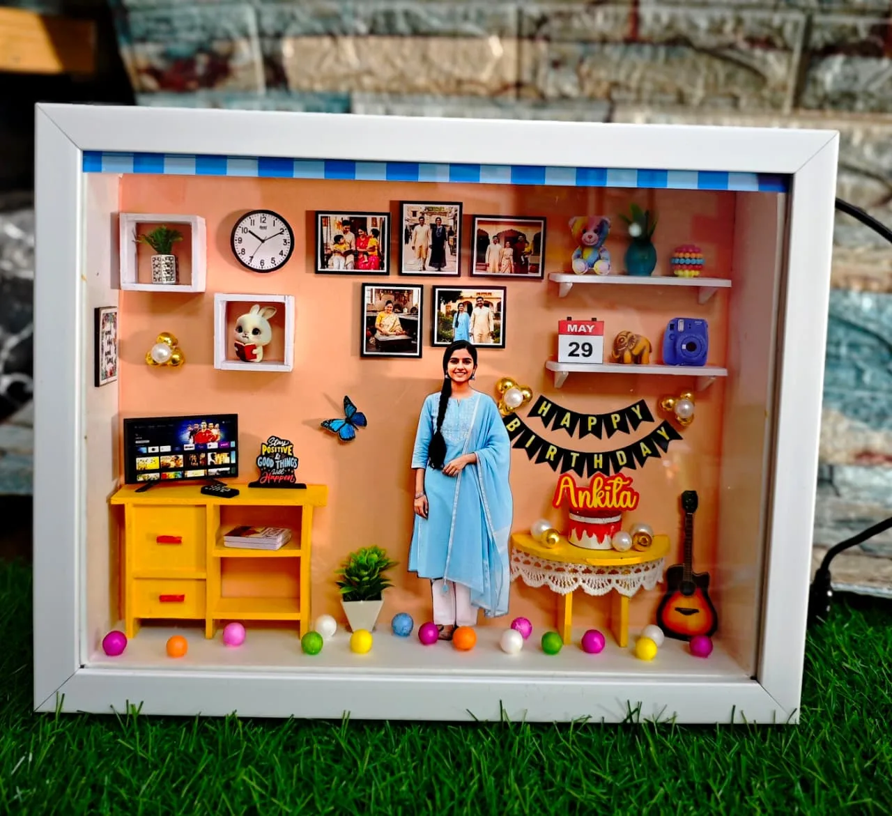 Home %count(title) - craft planet shadow box miniature frame 17