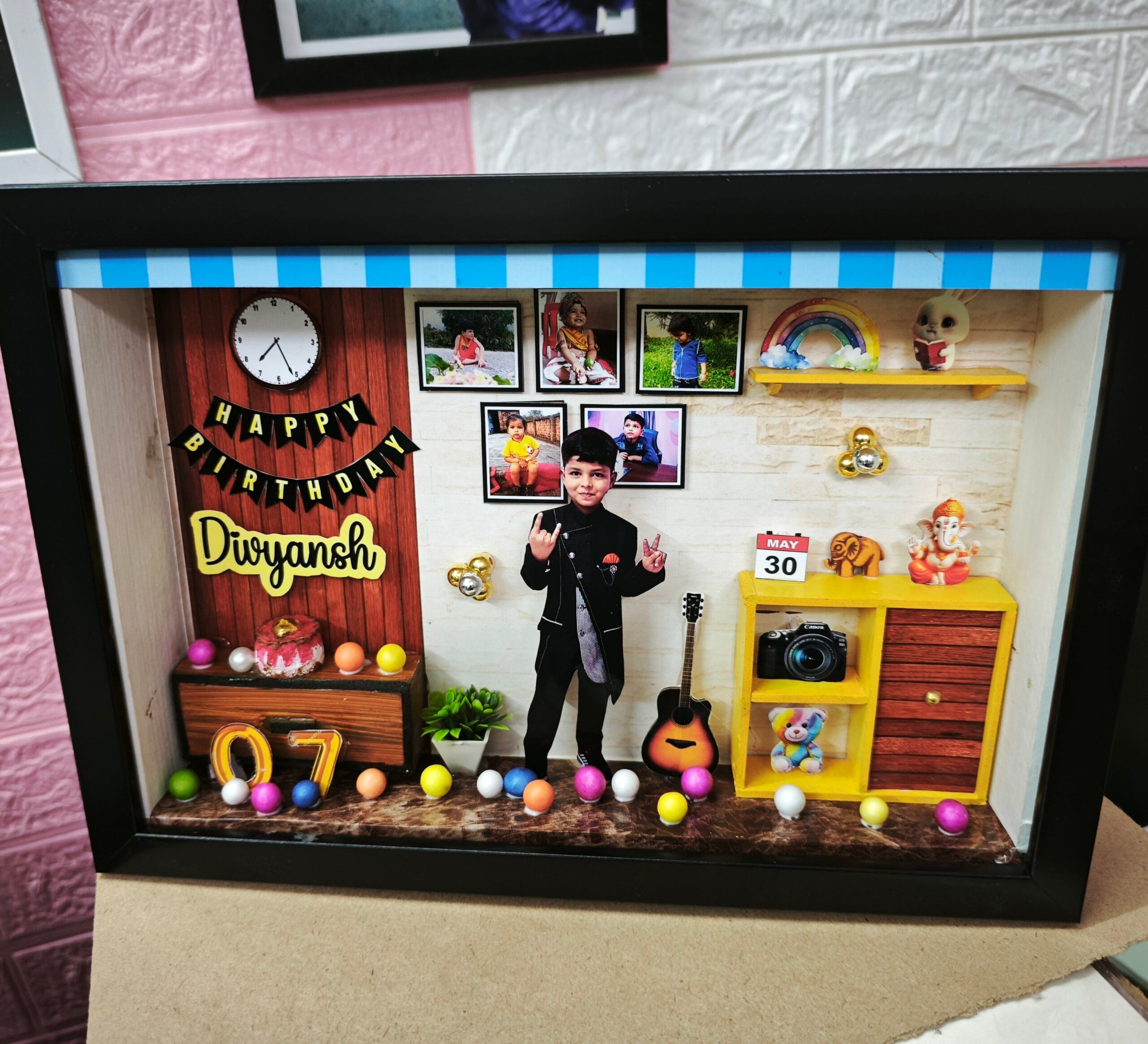 Personalized Miniature Photo Frame Shadow Box for Birthday Gifts – CraftPlanet