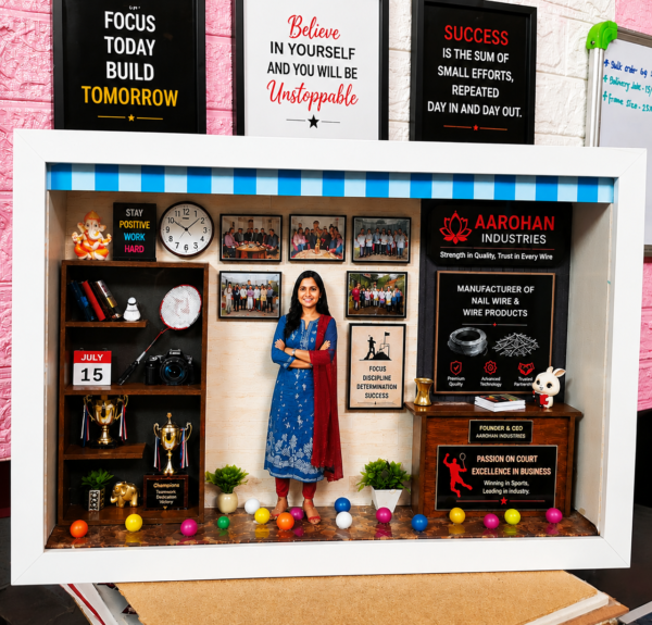 3D MINIATURE FRAME shadow box birthday anniversary craft planet 1