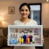 3D MINIATURE FRAME shadow box birthday anniversary craft planet 10