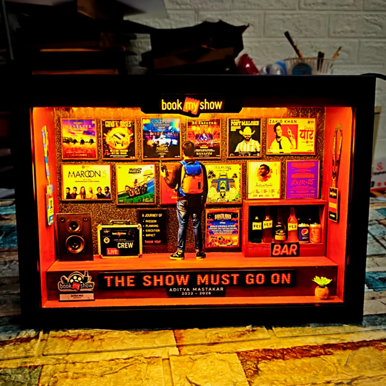 3d Miniature Photo frame Customized gift shadow box Craftplanet 15