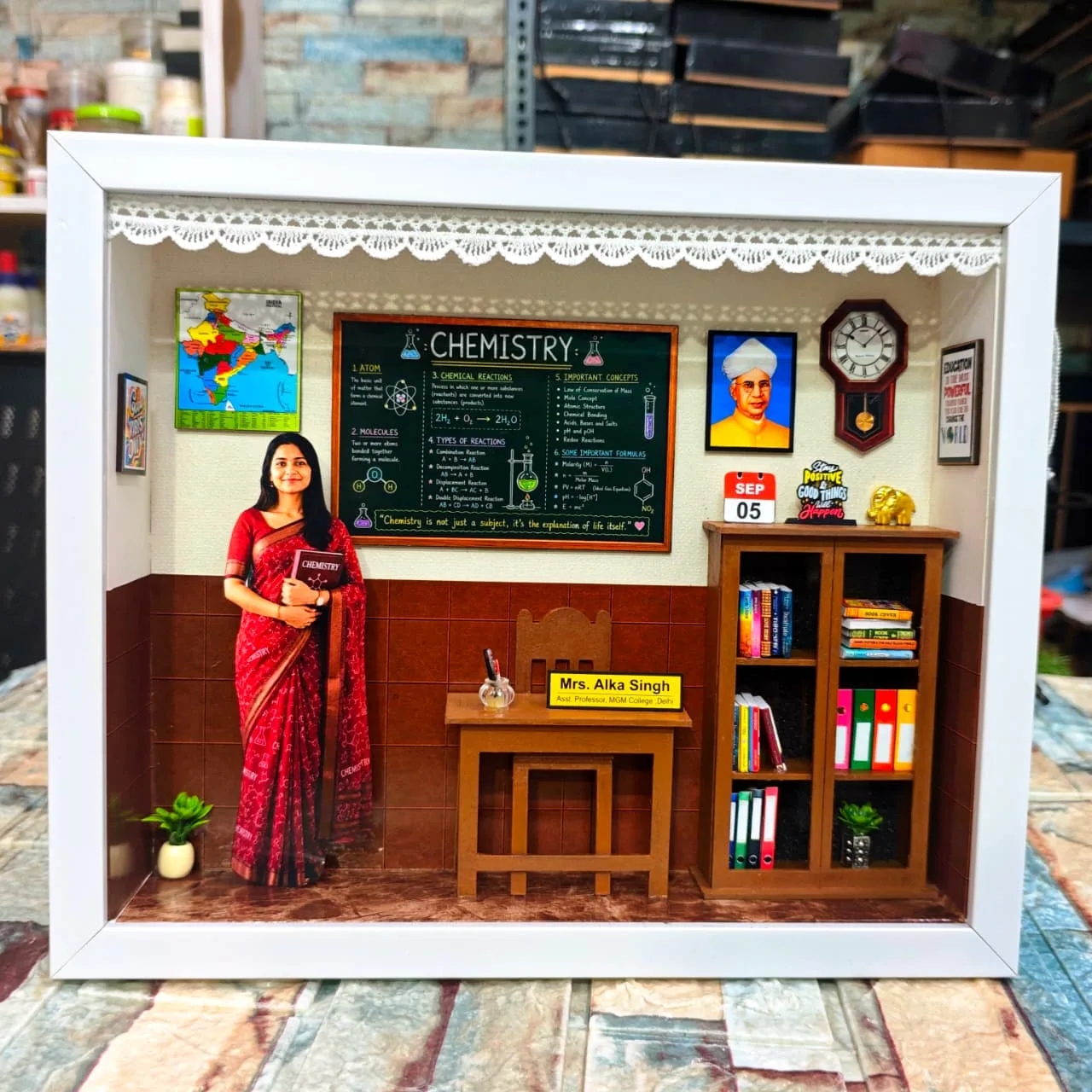 3d Miniature Photo frame Customized gift shadow box Craftplanet 3