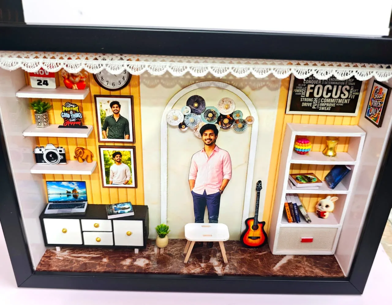 3d Miniature Photo frame Customized gift shadow box Craftplanet 7