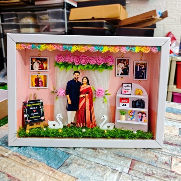 customized 3d miniature photo frame