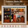 Personalized 3D Miniature Photo Frame Shadow Box Gift 4
